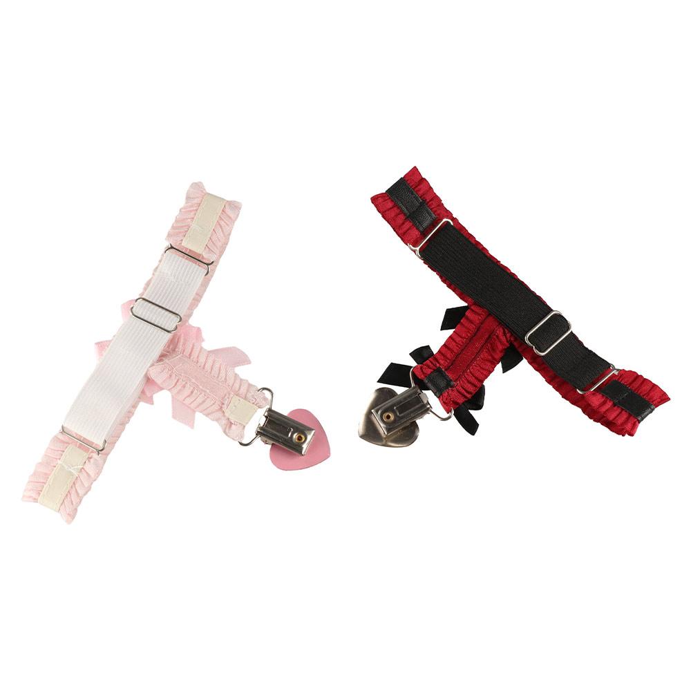 Цинковый Сплав Lolita Кольца на Ноги Эластичная Лента Кружево Эластичная Цепочка на Бедро Модные Петли на Ноги с Бантом Лето