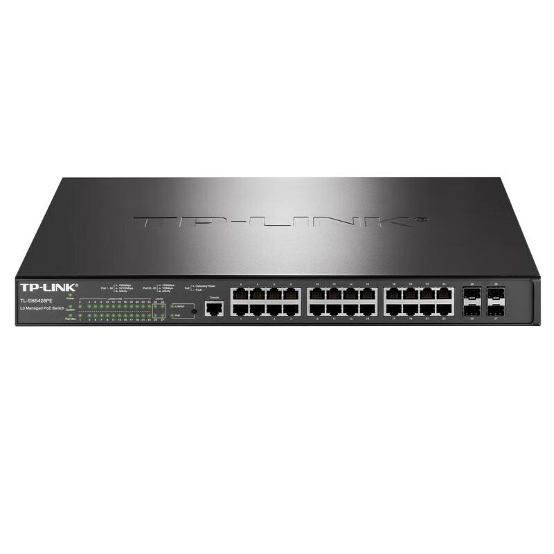TP-LINK TL-SH5428PE 24-Port Gigabit Layer 3 Managed PoE Switch