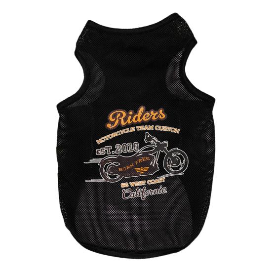 Жилет для домашних животных, износостойкий полиэстер, ультратонкий жилет без рукавов с солнцезащитным кремом и принтом для домашних животных