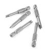 5 PCS 1/4 Inch Hex Shank U Shape Screwdriver Bits S2 Alloy Steel , Magnetic U Type Drill Bits 50mm Length U4 U5 U6 U7 U8