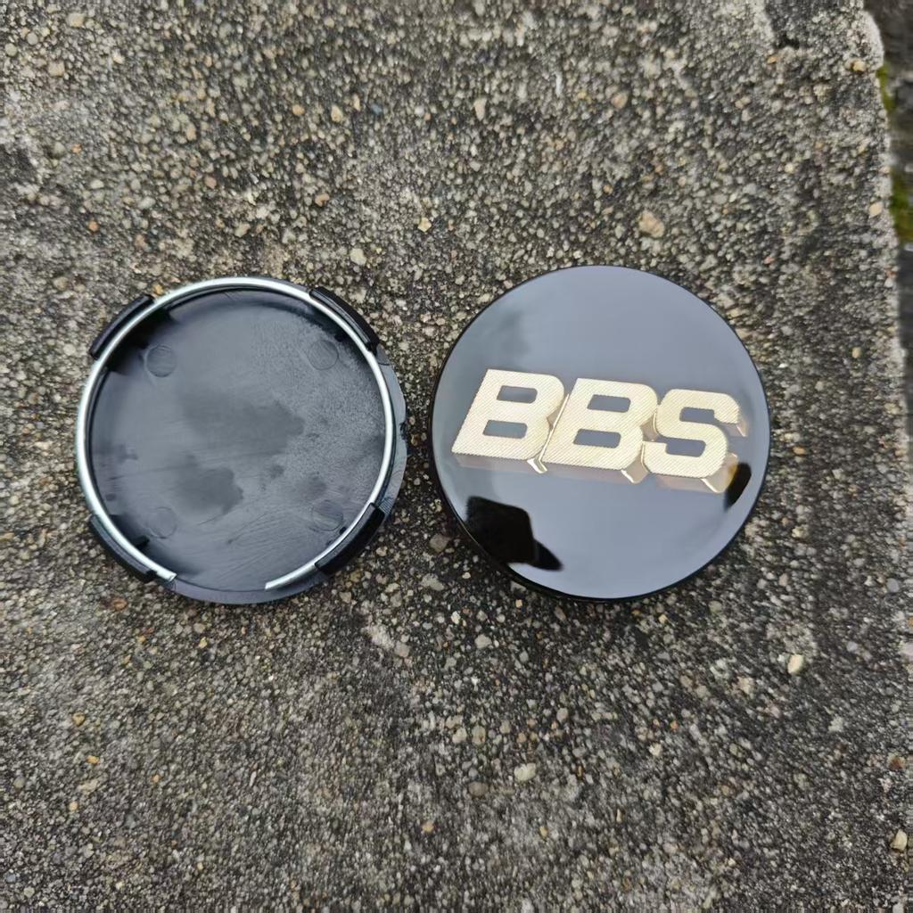 AUT1 4pcs BBS Emblem hub caps 60mm 65mm 68mm Acrylic PMMA Planar Surface BBS Car Wheel Hub Center Cap Hub For Car Center HubCaps