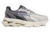 LI NING 1990 Cushioning Slip Resistant Abrasion Resistant Low top Casual Shoes Men's White Gray ALJS033-3