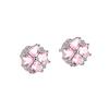 Sakura Earrings for Metal Allergy Popular for 925 Catch Type [Glam Jewelry] Women, Flower, Simple, Present, Women, Silver,