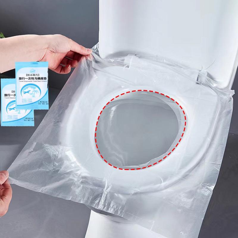 10/30/50 шт одноразовые чехлы на сиденья унитаза гигиенические общественные туалеты для путешествий и домашнего использования компактные герметичные антибактериальные защита