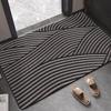 Modern Simple Bathroom Mat Water Absorbent Non-Slip Entrance Carpet Household Striped Living Room Entrance Diatomaceous Earth Durable Foot Mat