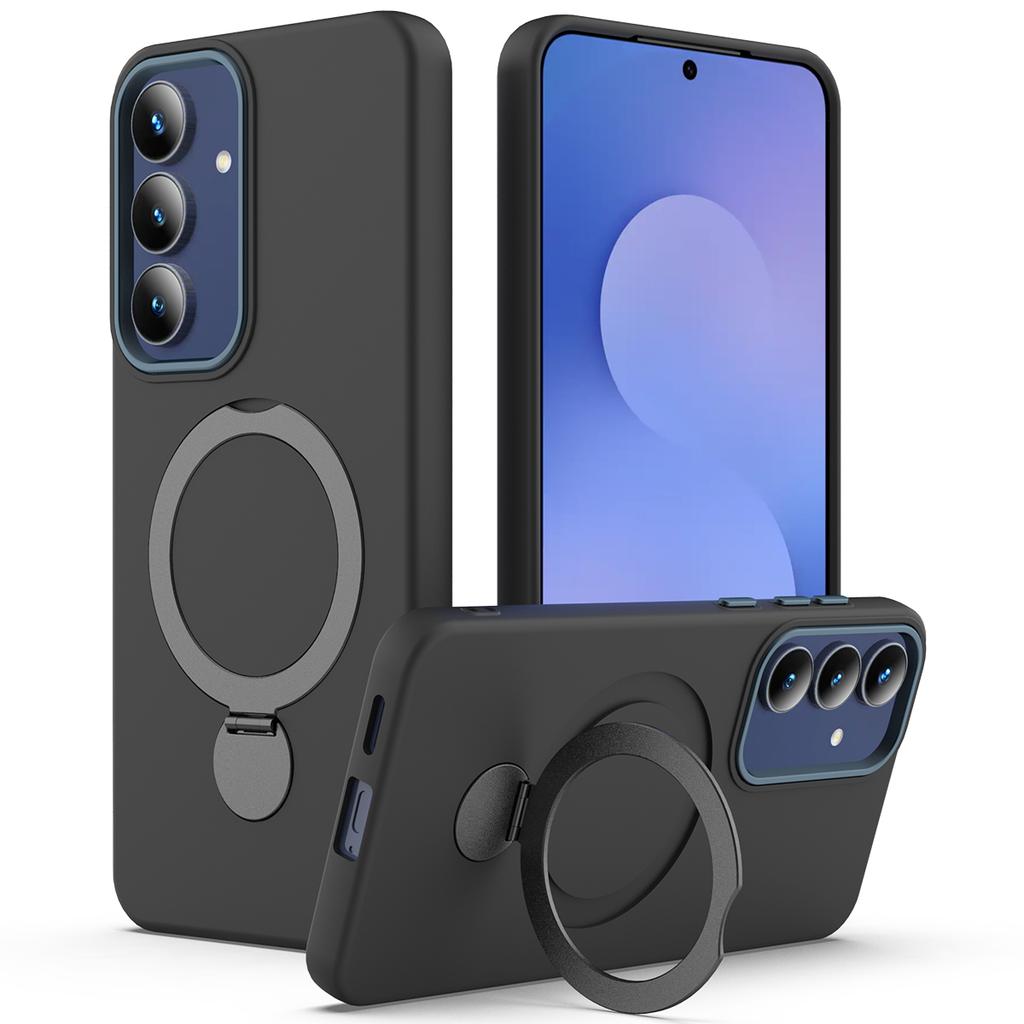 For Samsung Galaxy S26 Pro/Galaxy S26 Magnetic Case Rotating Ring Kickstand TPU + PC Back Cover