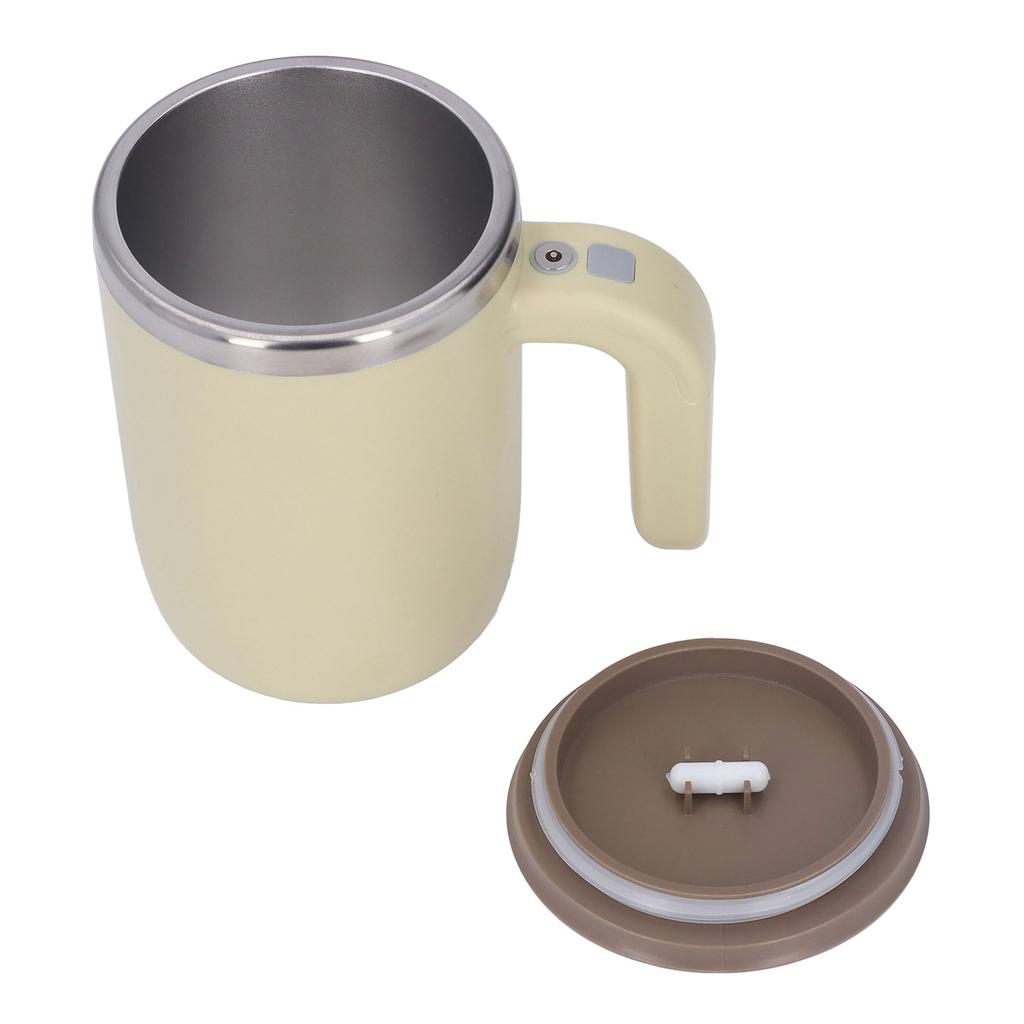 Самоперемешивающаяся кружка с магнитной зарядкой, электрическая автоматическая чашка для перемешивания из нержавеющей стали для кофе, чая H