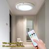 Потолочный светильник с датчиком движения и пультом дистанционного управления, 3 цветовых температуры, регулируемая яркость, простая в установке магнитная беспроводная потолочная лампа