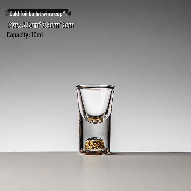 Набор рюмок с золотой фольгой – Хрустальные бокалы для белого вина, Настраиваемые с логотипом