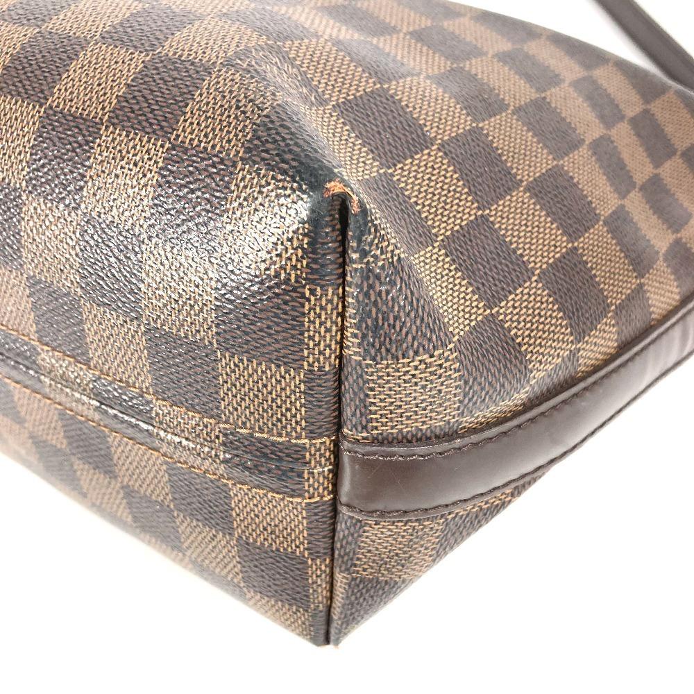 Louis Vuitton N51995 Damier Illovo MM Hand Bag Shoulder Bag Canvas Ebene Brown