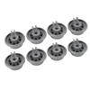 8Pcs Dishwasher Lower Rack Wheels 165314 Replacement Kitchen Supply Plastic Parts Accessories