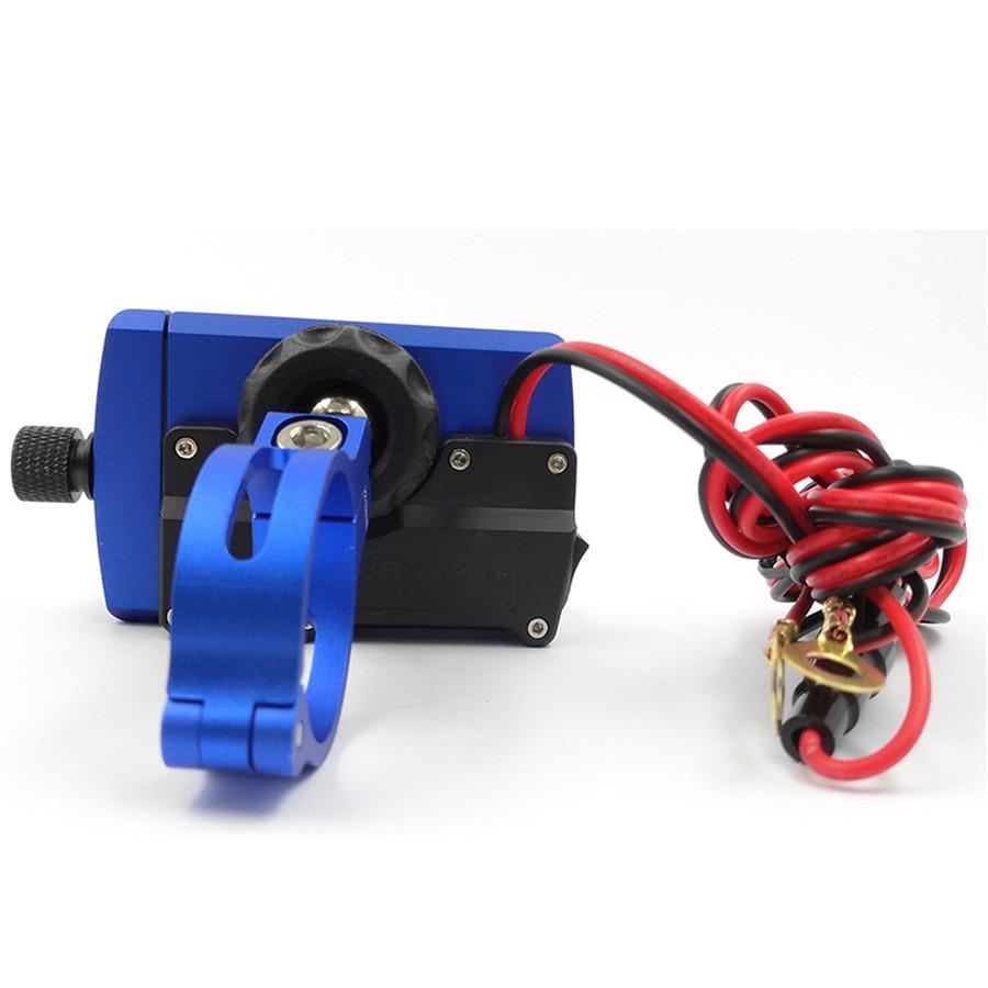 High-quality CNC Motorcycle GPS Navigation Mount Bracket with USB Charger for BM