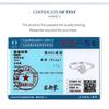 BAMOER D Color VVS1 EX 0,5CT Кольцо с муассанитом Нежное лабораторное кольцо с бриллиантом из стерлингового серебра 925 пробы для женщин Обручальные свадебные украшения