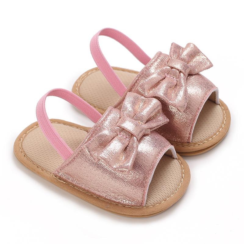 Fashion Girls' Shoes Summer New Baby First Walkers Soft Soled Child Beach Shoe Anti Slip Girls Slippers Comfortable Baby Sandals