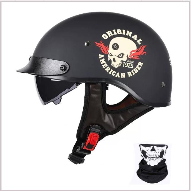 Сертифицированный 3C полушлем, винтажный мотоциклетный шлем, мотоциклетный шлем Harley, ковшовый шлем для электромобиля