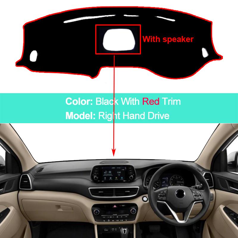 Anti-Slip Car Inner Dashboard Cover DashMat For Hyundai Tucson Rug Carpet Cushion Sun Shade Pad Protector