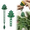 Christmas Reusable Silicone Wire Ties Garland Securing Clips Invisible Ornament Hangers Adhesive Hook Straps Holiday Light Cord Organizer