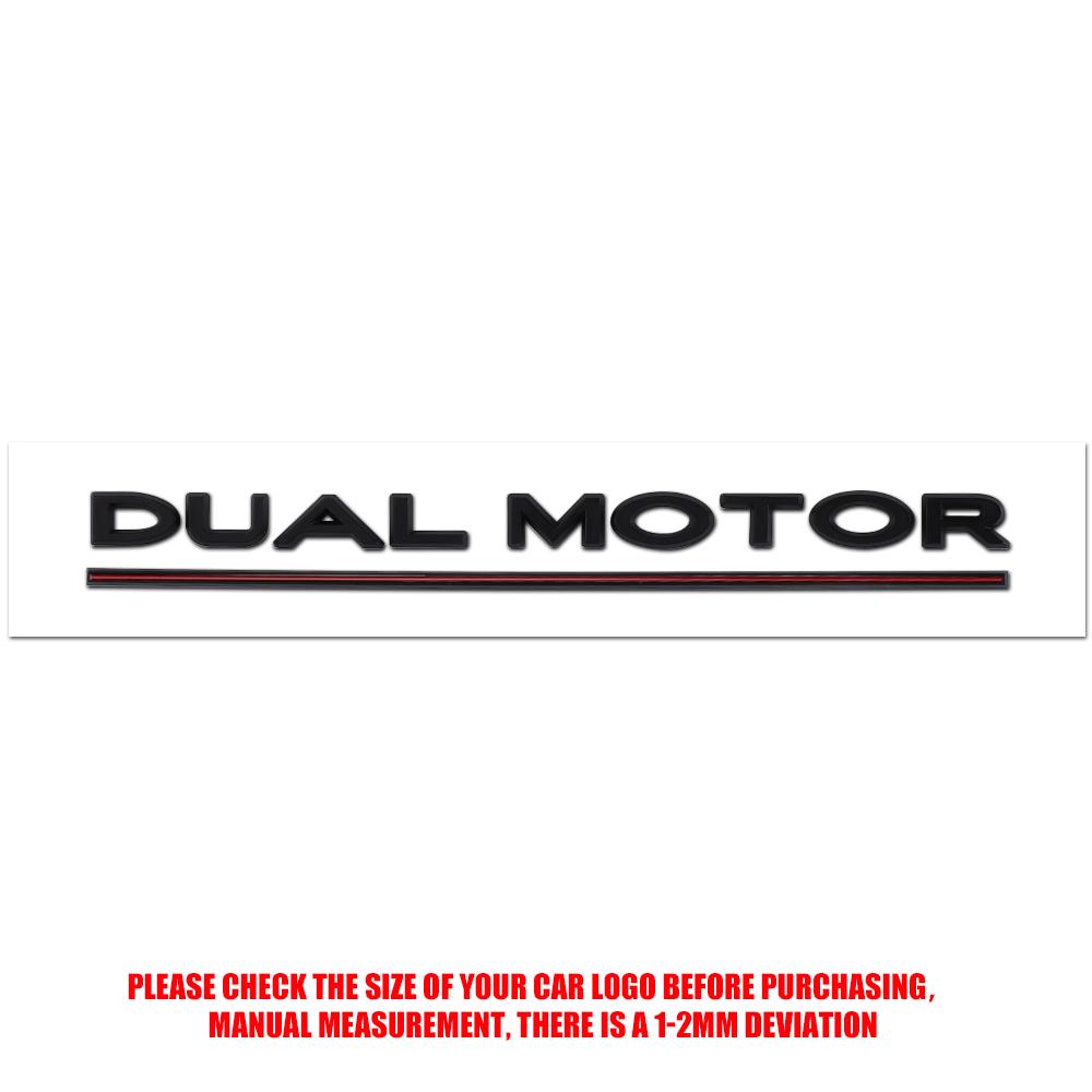 Car Original ABS Letter Logo Rear Tailgate Trunk Emblem Stickers For Tesla MODEL 3 MODEL Y SpaceX DUAL MOTOR Model S Model X
