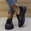 Fashion Spring 2024 Women Sneakers Breathable Casual Socks Shoes Lace Up Ladies Shoes Female Students Vulcanized Shoes Zapatos Mujer90