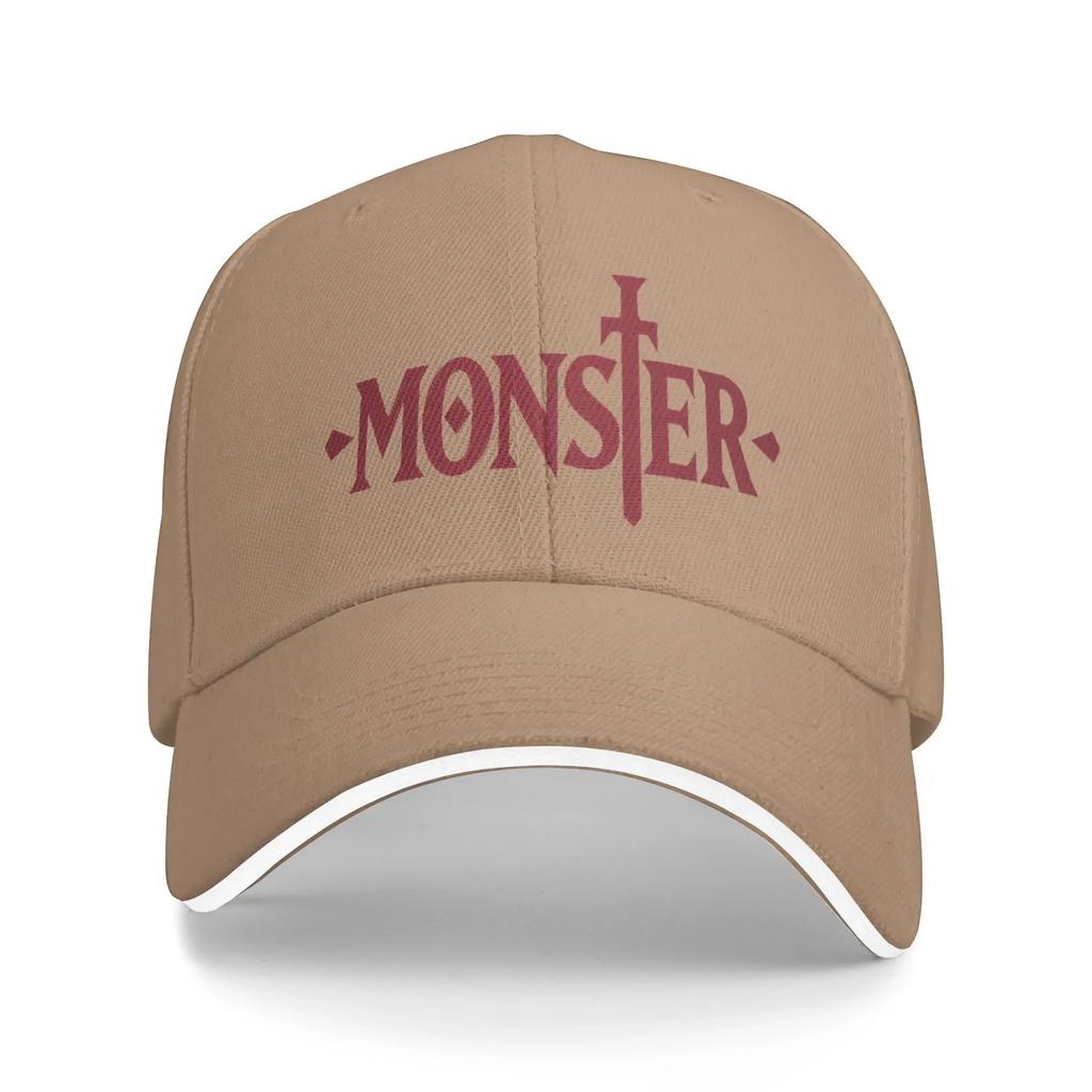 Anime Monster Logo Merch Men Women Baseball Caps Dad Hat Retro Formal Headwear Adjustable Snapback Hat