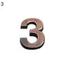 0-9 Modern House Door Plaque Address Arabic Number Digit Plate Sign Decoration