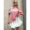 Fashion Style New Arrival Loose Fashion Print Short Sleeve Cotton T-shirt Loose Printed Cotton T-shirt
