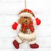 Cute Santa Claus Bear Elk Snowman Ornaments Christmas Pendant Christmas Tree Decoration Toy Doll