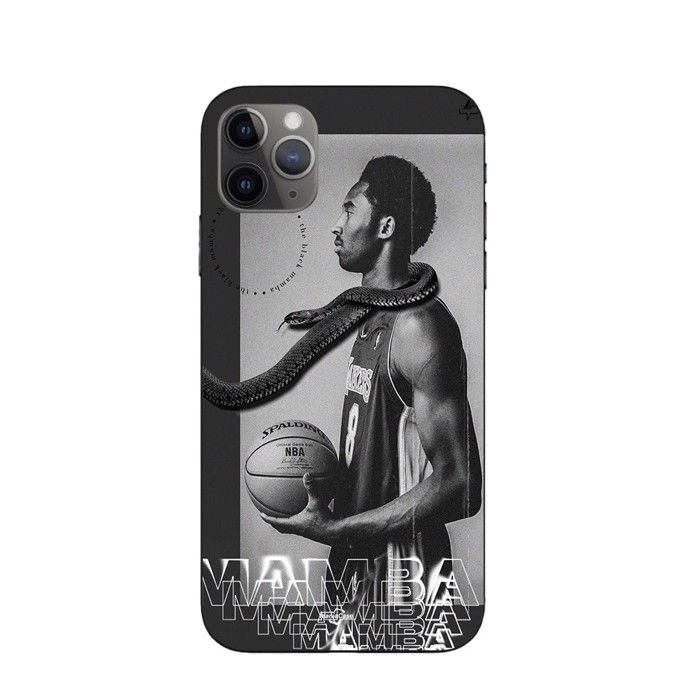 Phone Case - MANIACASE - Iphone 11 Pro - NBA Black Mamba Mentality - Silicone - Black