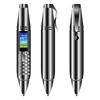 AK007 Pen Style Mini Pocket Phone 0.96inch Screen GSM 2G Dual SIM Card Bar Mobile Phone Support Bluetooth Voice Recorder Mp3 FM