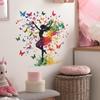 Creative and Colorful Butterfly Girl Flower Stickers for Bedroom Living Room and Commercial Space Beautification and Decoration