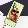 Cute Owl Cartoon Case For Samsung Galaxy A22 A16 A33 A36 A56 A26 A15 A55 A53 A35 A32 A52 A54 A34 A14 A05 A06