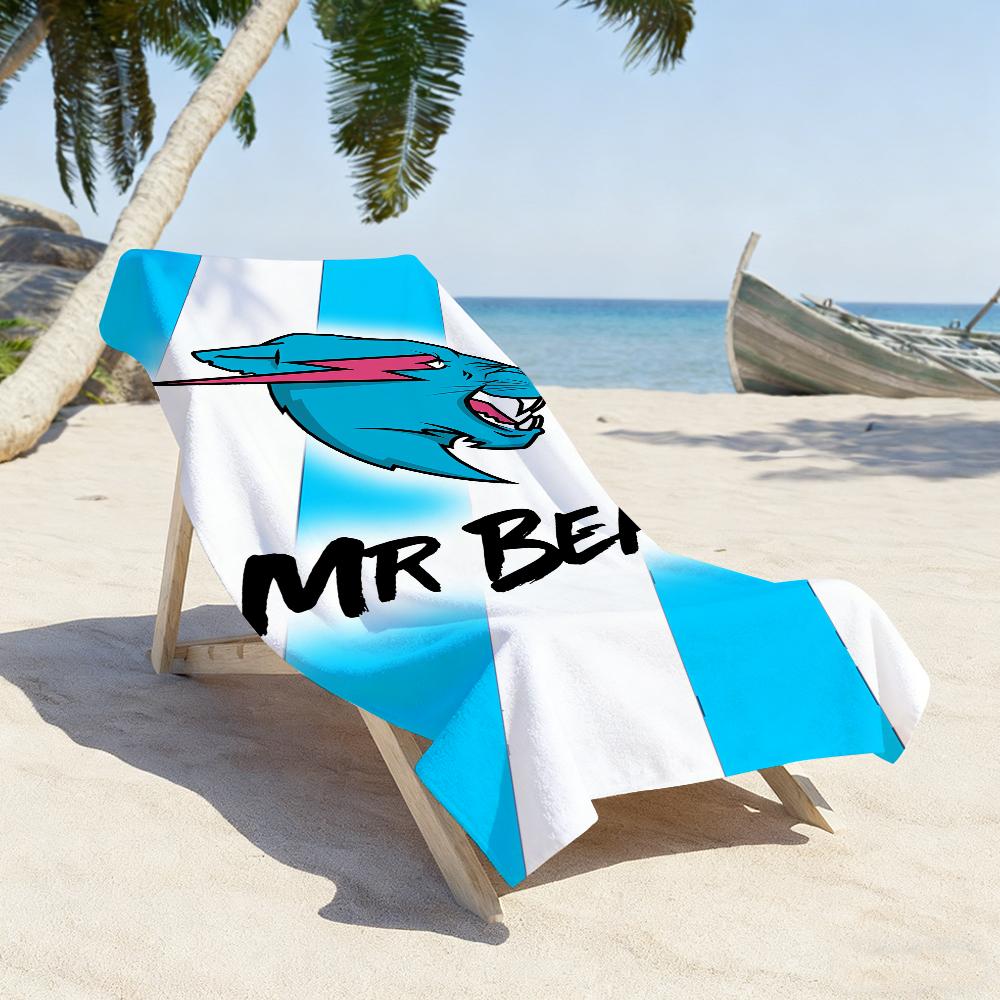 Горячее полотенце M-Mr Beast для плавания, йоги, спортзала, быстросохнущее, мягкое и приятное для кожи, пляжные полотенца, всесезонное