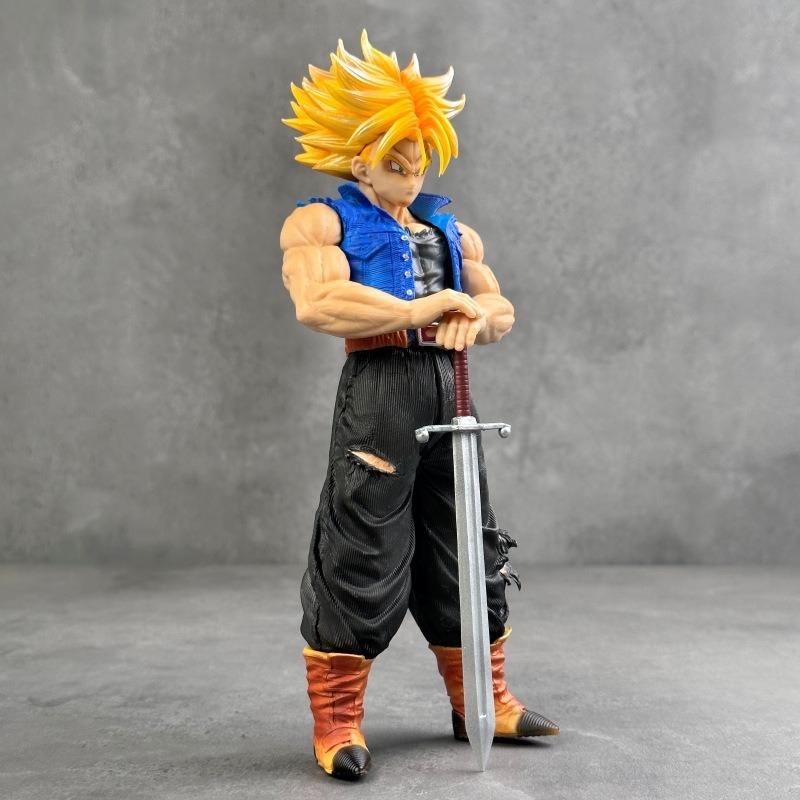 23 см/9,84 дюйма Аниме Dragon Ball Z Фигурка Траксс Фигурки Действия ПВХ Статуя Коллекционная Модель Игрушки для Детей Подарки