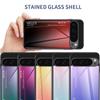 Градиентный цвет закаленное стекло задняя крышка для Google Pixel 9 Pro XL 9 8 Pro 7 8A 7A 7 роскошный глянцевый тонкий ударопрочный защитный чехол для телефона