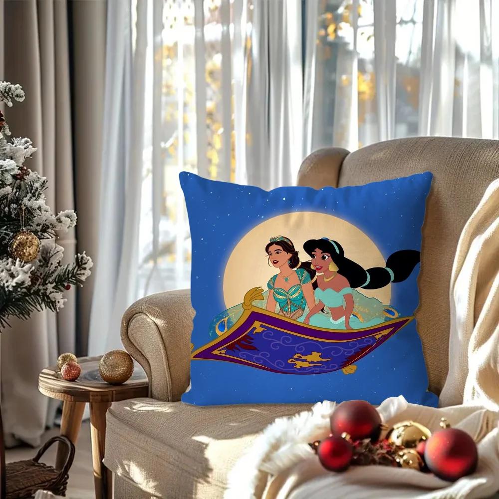 А-Аладдин Анимированная Сказка Наволочка для Подушки Квадратная Подушка Спальня Диван Отдых Комфорт Автомобиль Гостиная Домашнее Украшение 40X40