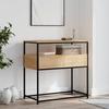 VidaXL Console Table Sonoma Oak 75x40x75 Cm Engineered Wood 834156