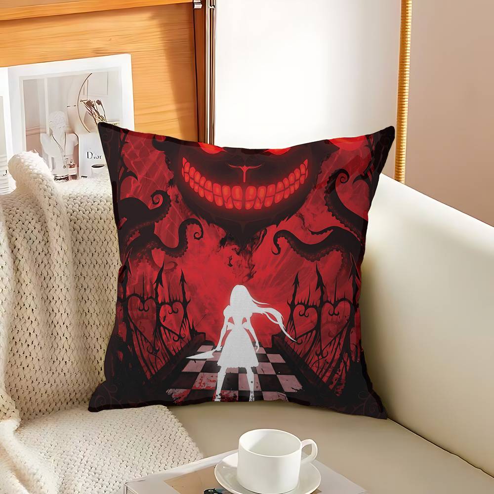 Популярная Хоррор Игра A-Alice M-Madness R-Returns Подушка Аниме Подушка Подушка для Головы Дивана-Кровати Чехол для Подушки Чехол для Подушки 45x45 См Модный