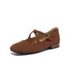 Best 26 Spring Ballet Shoes Trendy Retro Square Head Women's Singles F0511AQ6