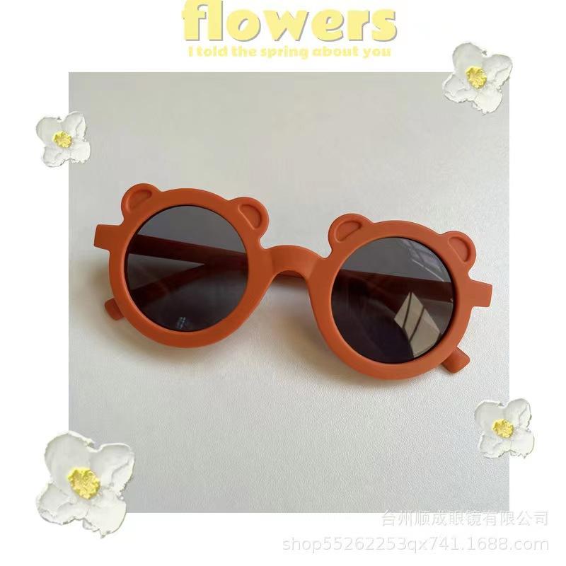 Детские очки Солнцезащитные очки Модные Детские Фотореквизиты Защита от УФ-лучей Милые Мультяшные Солнцезащитные очки