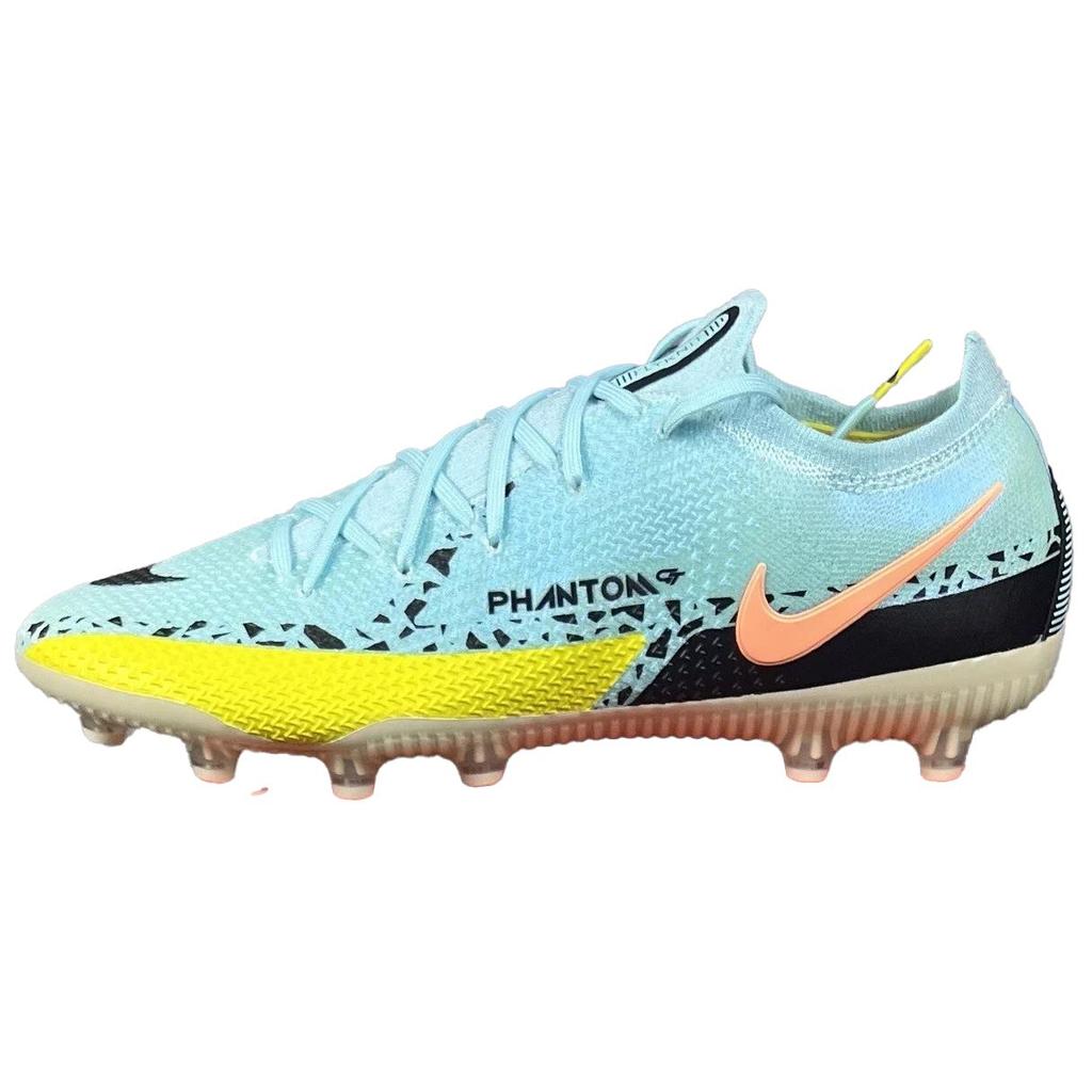 Nike Phantom GT2 AG Rubber Short Studs Anti-Slip Wear-Resistant Soccer Shoes Men's Blue Black Sneakers DC0748-408