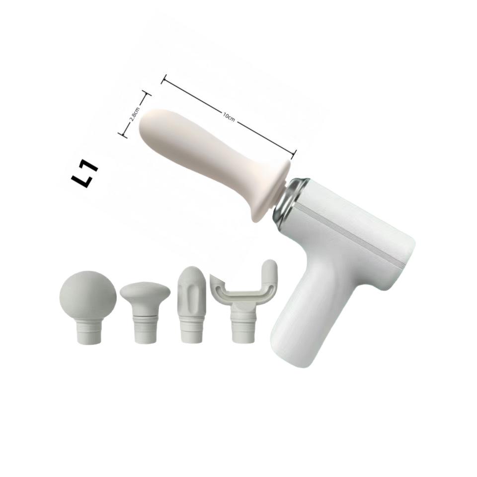 Новый силиконовый аксессуар для массажного пистолета: Многофункциональный массажер головки пениса