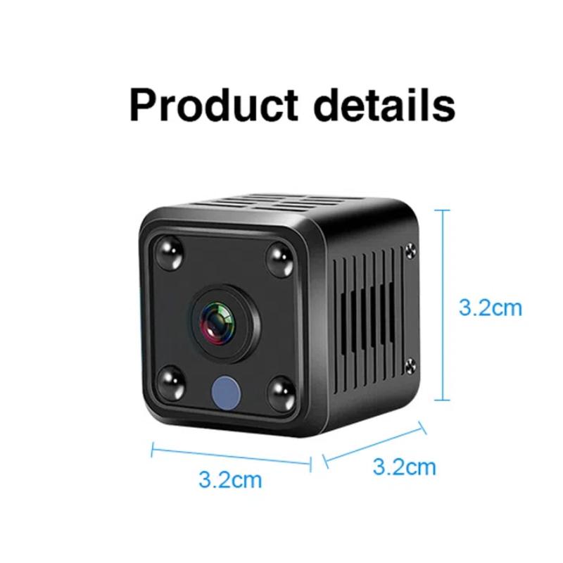 1080P HD WiFi Remote Monitor Camera - Built-in Battery, Night Vision, Smart Home Security