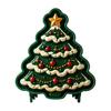 Holiday Hand Pressed Dough Stamps Christmas Mini Pie Mold, 3D Relief Embossed Baking Easy Accessories Reusable DIY Press Mold for Party Kitchen Gifts