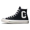 1970-е Chuck Taylor All Star Модные Удобные Универсальные Высокие Канвасовые Кеды Унисекс Черные A05967C