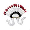 American Chief Indian Hat Feather Headdress Head Accessories Headpiece Headband Headwear for Party