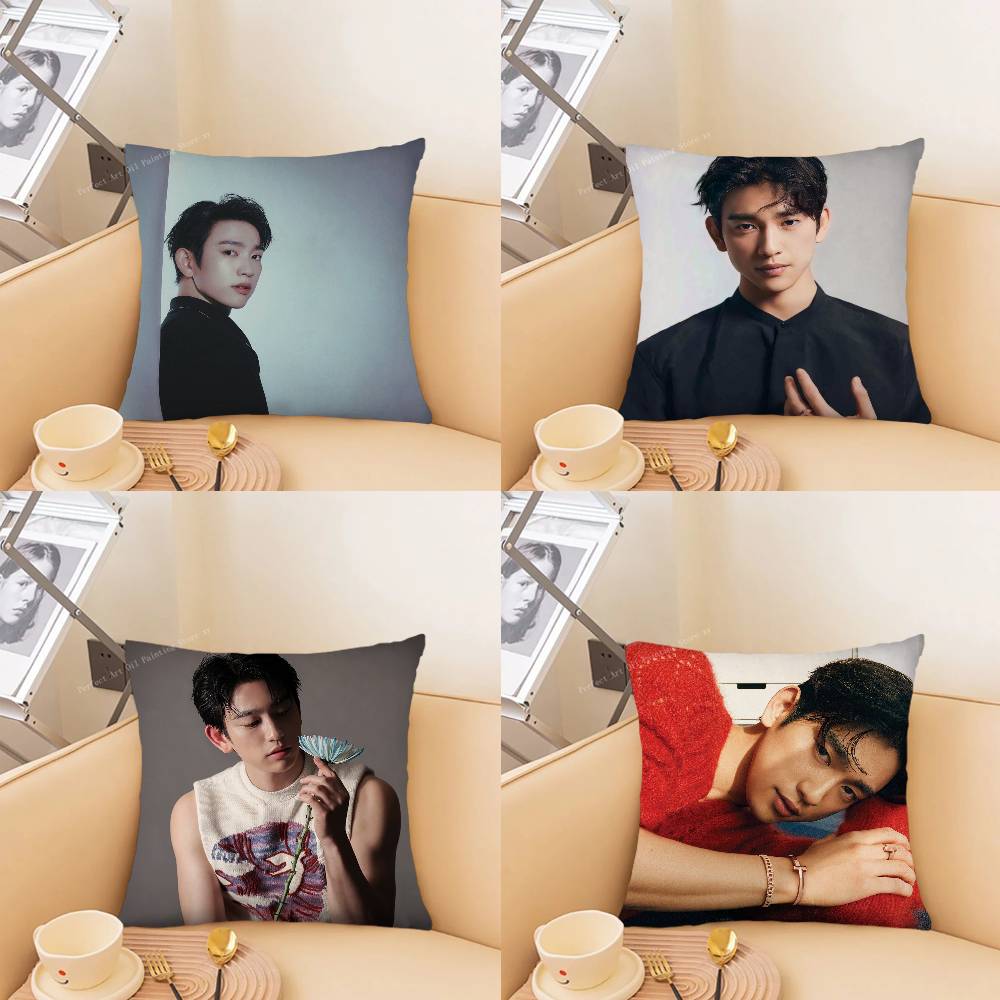 Korean Celebrity PPark Jinyoung Pillow Case Fashion Square Pillowcase Bedroom Sofa Room Ins Decoration Leisure