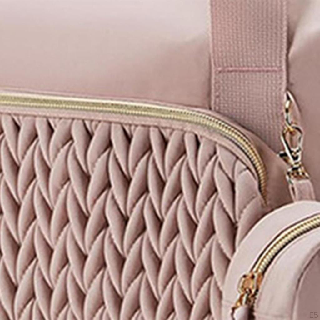 Diaper Bag Baby with Pacifier Case Water Resistant Mommy Shoulder Maternity for Travel