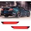 Светодиодные боковые габаритные огни для Ford Mustang 2015+, Светодиодные тонированные задние боковые габаритные огни Светоотражатели в сборе для заднего бампера 2015+ Ford