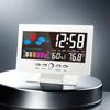 Multi-Functional Weather Station Clock Thermometer Hygrometer Calendar Digital Lcd Display Temperature And Humidity Meter
