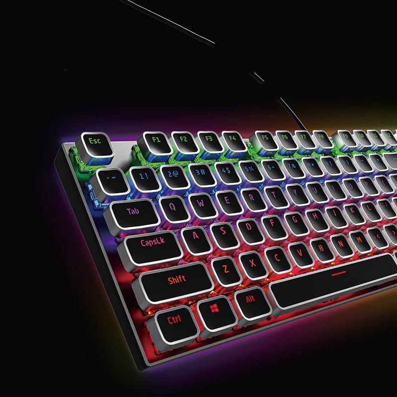 Qisha Flagship Mechanical Keyboard & Wired Mouse Set